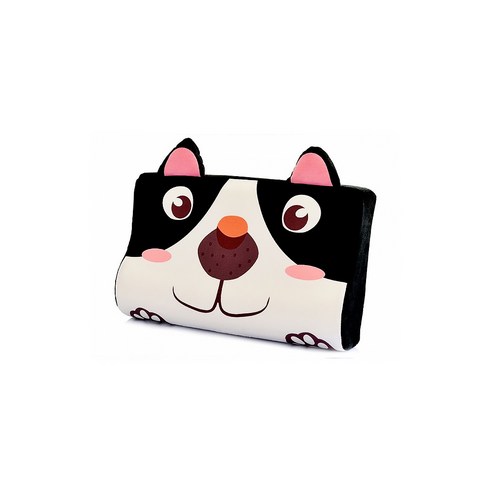 DM 알럽홈 동물얼굴 라텍스베개커버, 강아지