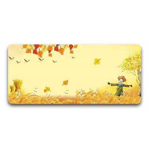 DM 알럽컴 릴렉스 마우스 장패드 30 x 80 x 0.3 cm, 허수아비5, 1개