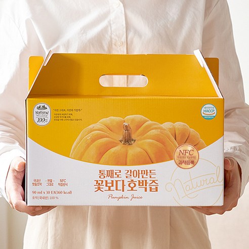 유기농마루 통째로 갈아만든 꽃보다 호박즙, 2.7L, 1개