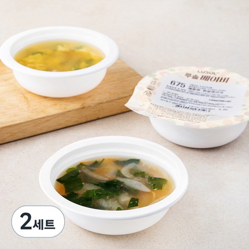 루솔 유아식 6단계 후기반찬 해물국 세트 (냉장), 450g, 2세트