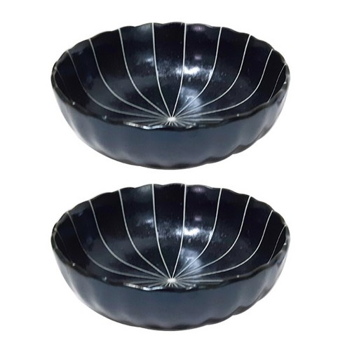 로얄아리따 시젠 볼 12.5cm, 블랙, 2개입