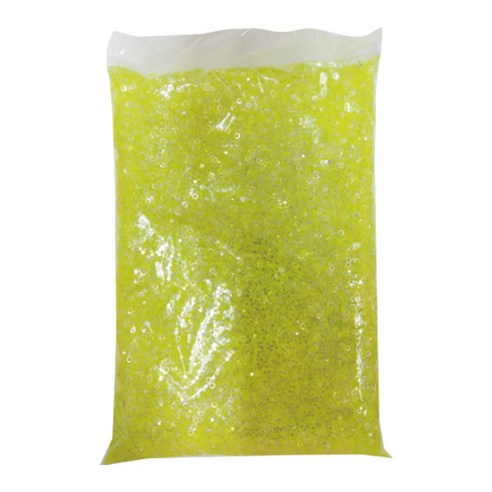 펀펀슬라임 스팽글 & 뿌링뿌링모음 슬라임 DIY 재료 도넛 500g, 1개, 옐로우라임