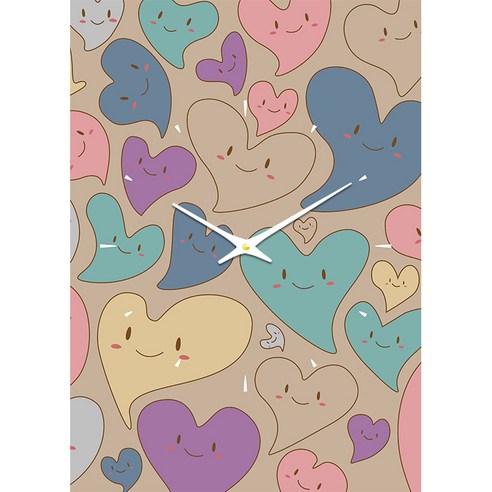 더윤 디자인 레티나 모던시계 30 x 42 cm, LOV0010 ck