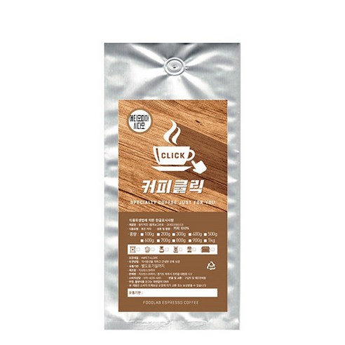 커피클릭 에티오피아 시다모 분쇄 커피, 에스프레소(가정용), 200g, 1개