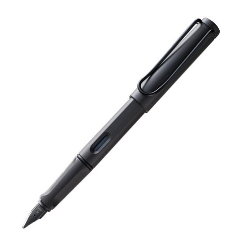 LAMY 만년필 사파리 블랙 틴케이스 세트, EF, 매트블랙