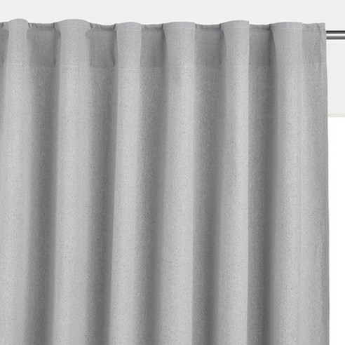 라흐두뜨 린넨 코튼 커튼 히든탭탑 F709277, light grey