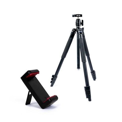 슬릭 고급형 4단 카메라용 삼각대 + 스마트폰용, LiTE AL-420(카메라), WT-09M(스마트폰)