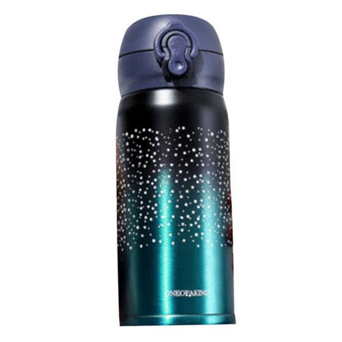 TP 다용도 밤하늘 별 빛 텀블러, 블루, 350ml