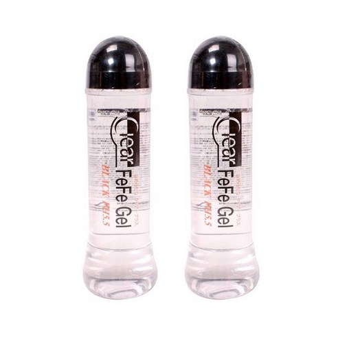 클리어페페 바디 마사지 젤 블랙 PH5.5 캡용기형, 360ml, 2개