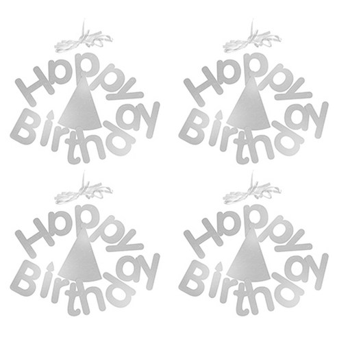 TOCTOC 파티 레터링 파티 플래그 가랜드 4p, NO26