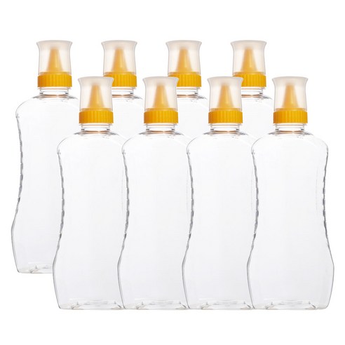 병도매닷컴 페트튜브 꿀병 프리미엄마개 900g SP-88, 900ml, 4세트