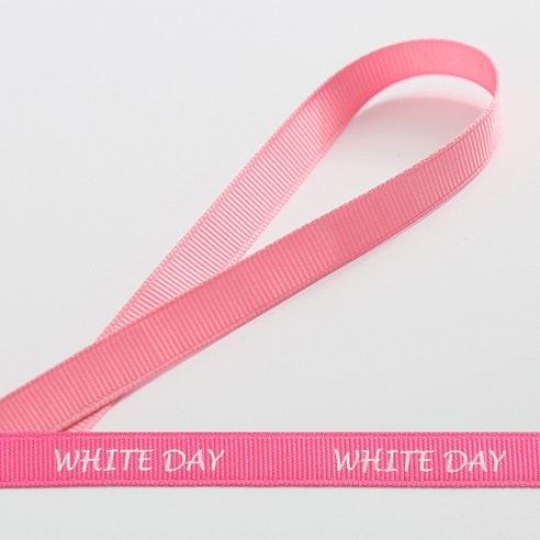 톡톡 DIY 골직리본끈 WHITE DAY, G34진분홍, 50m