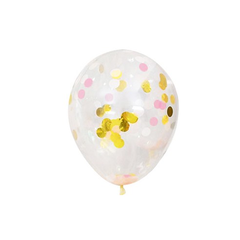 파티팡 컨페티벌룬 30cm, 로즈골드, 50개입