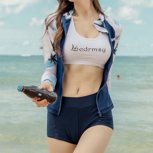 나야스타일 여성용 LCDRMSY 산토리니 래쉬가드 하의 반바지