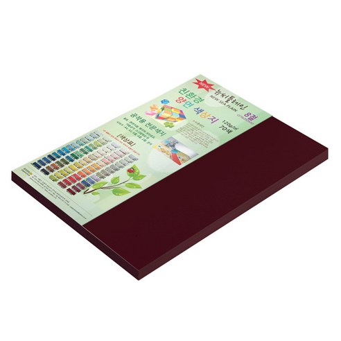 뉴씨플레인 종이문화 양면색상지 No.70 피색, 100매입