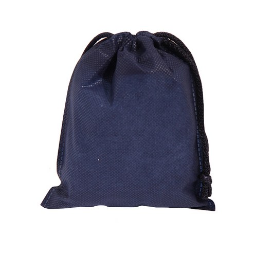 봄91 SYP 끈조리개 부직포 주머니 15 x 18 cm, 네이비, 20개입