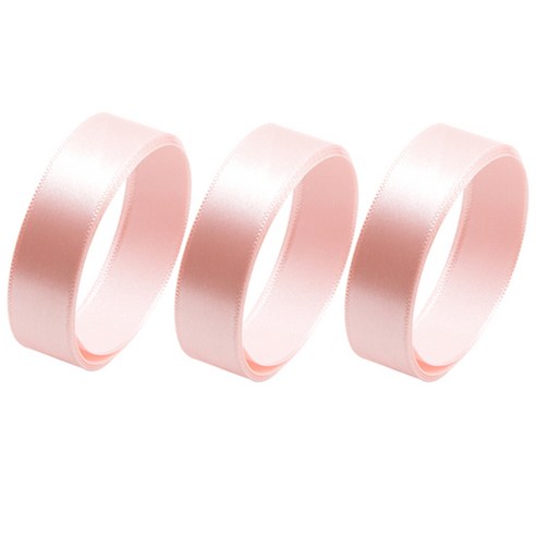 봄91 공단 리본 15mm x 3p, 14 살핑크, 45.72m