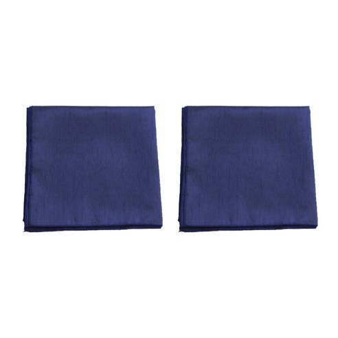 봄91 실크 홑보자기 90 x 90 cm, 진네이비, 2개입