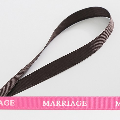 톡톡 DIY 골직리본 MARRIAGE, G18밤색, 50m