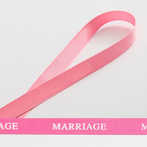 톡톡 DIY 골직리본 MARRIAGE, G34진분홍, 50m