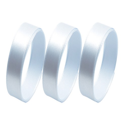 봄91 공단리본 10mm 3p, H27 하늘, 45m