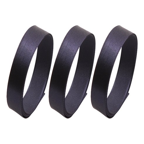 봄91 공단리본 10mm 3p, H49 곤색, 45m