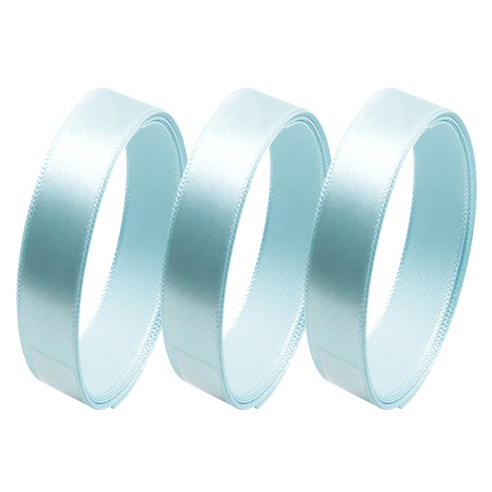 봄91 공단리본 10mm 3p, H33 옥색, 45m