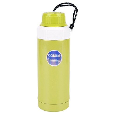 코스모스 칼라진공 보냉병, 400ml, 연두
