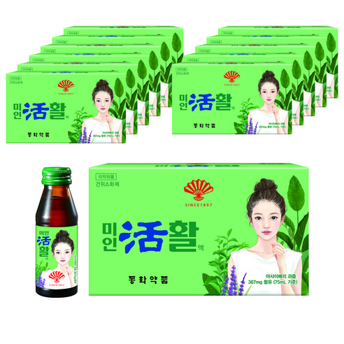 부채표 미인활 드링크, 75ml, 120개