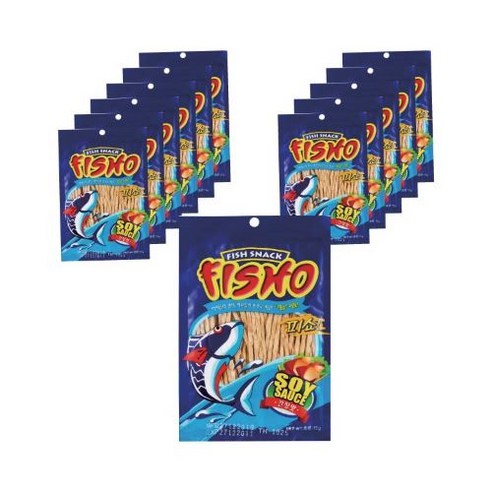 피쇼 간장맛 어포스낵, 15g, 12개