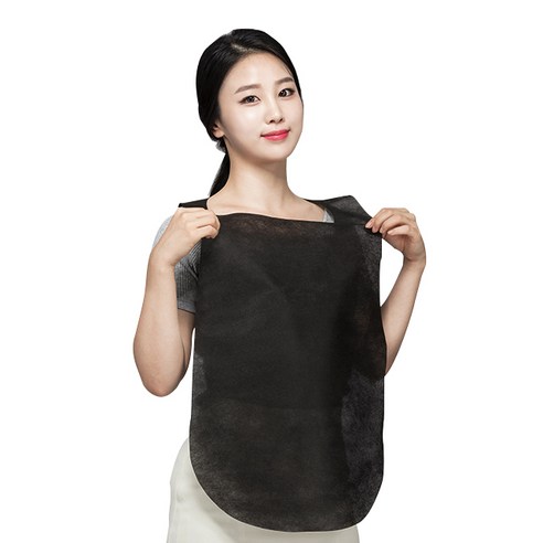 소프런 일회용 앞치마 X형, 검정, 200개입