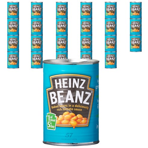 하인즈 베이크드 빈즈 토마토소스, 415g, 24개