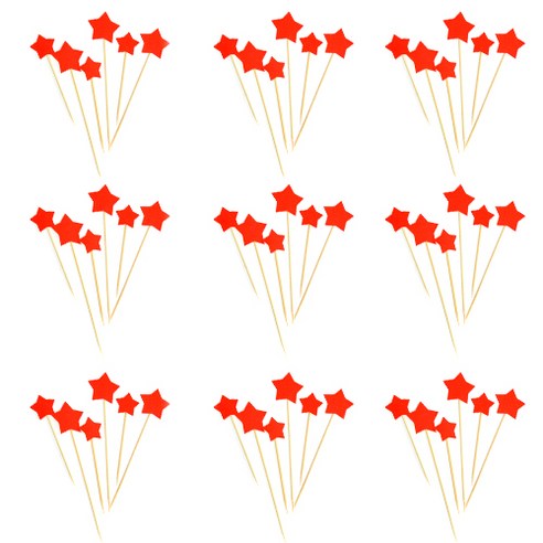 톡톡파티 모형 파티 플래그 스타 파티픽, TYPE2, 9세트
