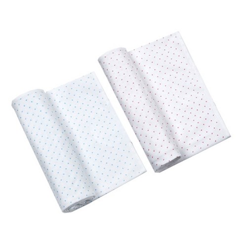 베이비앤아이 코모스베이비 하트 속싸개 블루 + 핑크