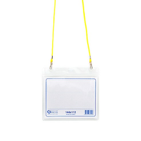 옹달샘 그랜드명찰 가로형 144 x 112 mm, 노랑색, 20개입