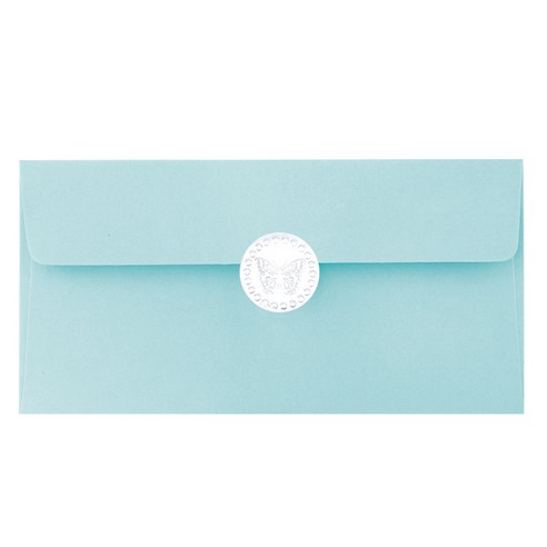 프롬앤투 비비드컬러 돈봉투 B110p 96p + 스티커 96p, 하늘, 1세트