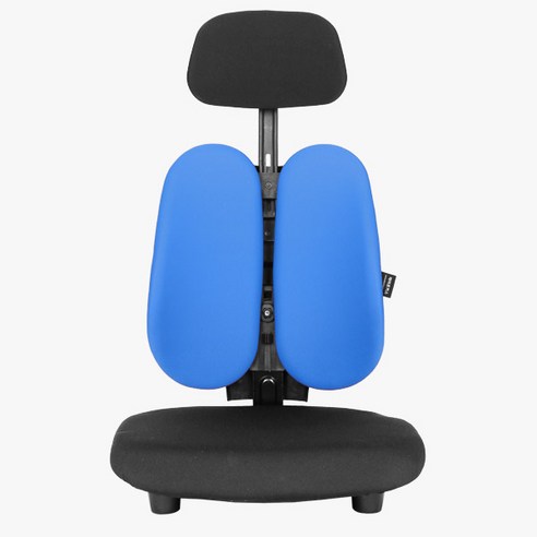 청심의자 엠플좌식 의자 EP02 헤더형 패브릭, 블루