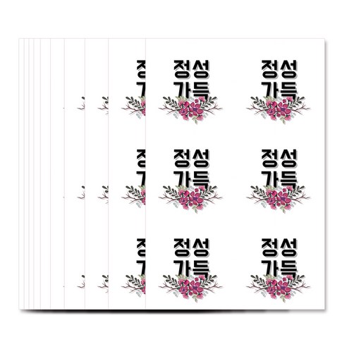 삼육오문방구 포인트 스티커 6p, 정성가득, 10개입