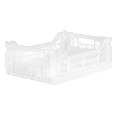 아이카사 폴딩박스 M, white, 1개