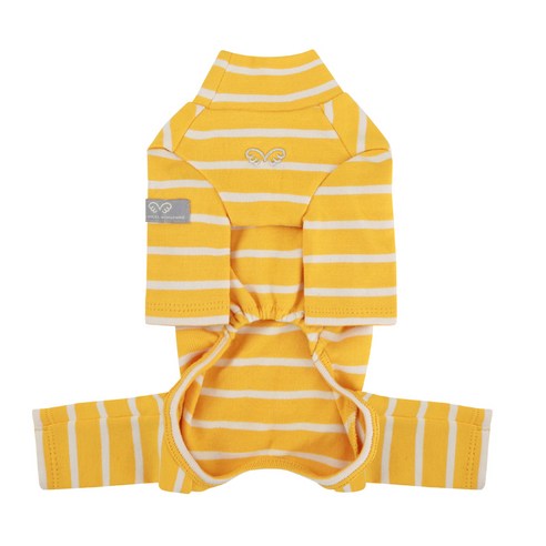 퍼피엔젤 강아지 High Neck Sleeve Stripes Overall, 290 YL