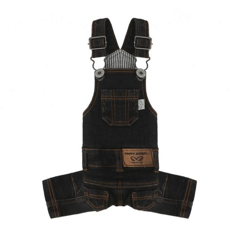 퍼피엔젤 강아지 Daily Denim Overall, 801 GR