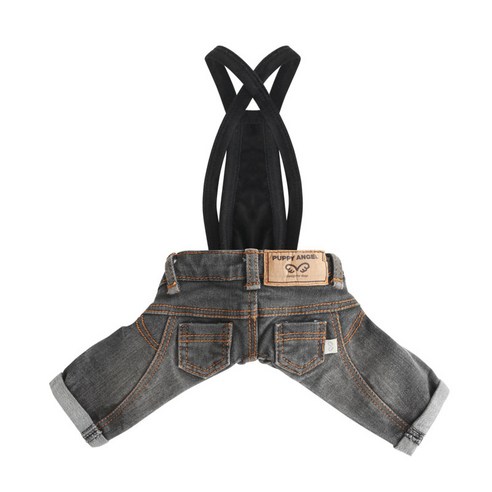 퍼피엔젤 강아지 GEOLGINE HQ Washed Denim Pants, 95 GR