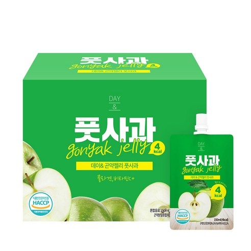 데이앤 풋사과 곤약젤리, 1개