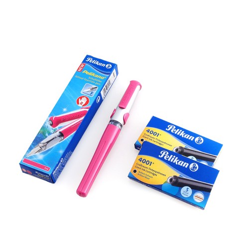 pelikan 만년필 펠리카노 세트, F, 핑크