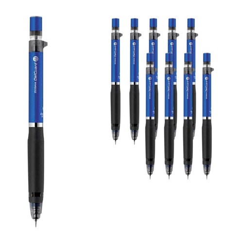 제브라 델가드ER 샤프 MA88 BLUE, 0.5mm, 10개