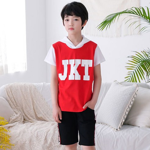 잭키드 남아용 JKT레드라인4부 상하세트