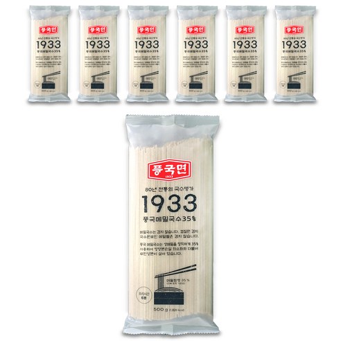 풍국면 1933 메밀국수, 500g, 7개