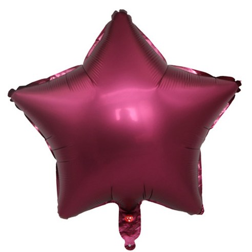 와우파티코리아 별 새틴 럭스 풍선 45cm, 파미그래닛(석류), 5개입