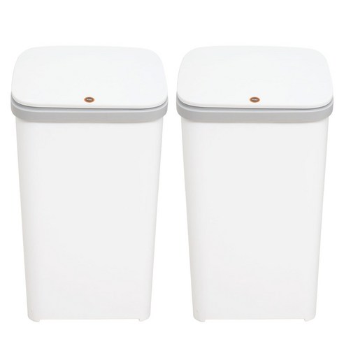바람 릴리 원터치 휴지통 20L, 화이트