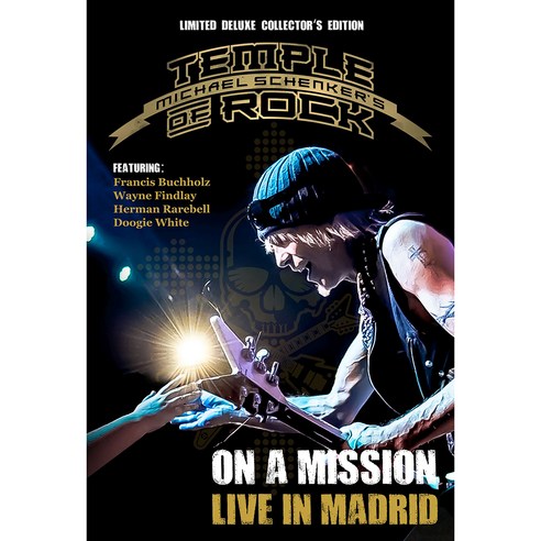 Michael Schenker Temple Of Rock - On A Mission - Live In Madrid [2CD+블루레이 디럭스 에디션] : 2016년 일본 라이브